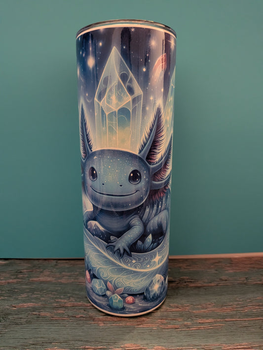 "Mystic Axolotl" Thermobecher (500 ml) – Dein magischer Begleiter durch den Tag