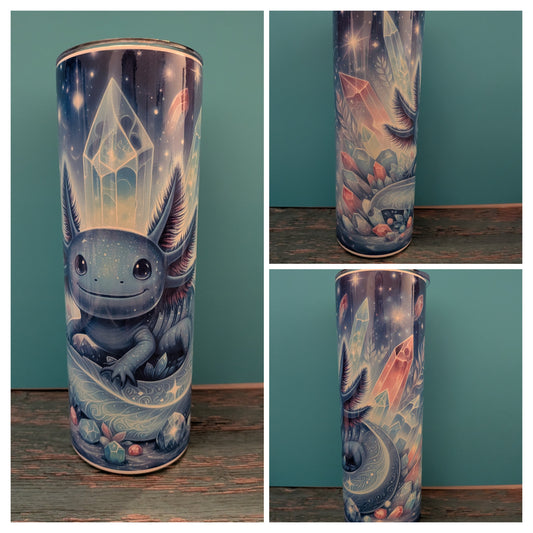 "Mystic Axolotl" Thermobecher (500 ml) – Dein magischer Begleiter durch den Tag